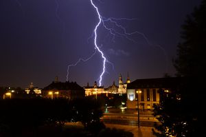 Gewitter in Dresden